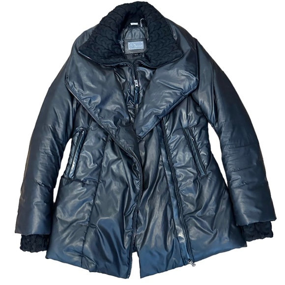 Mackage Jackets & Blazers - SOLD:Mackage Women's Down Kay Knit Collar Puffer Jacket - Black, S